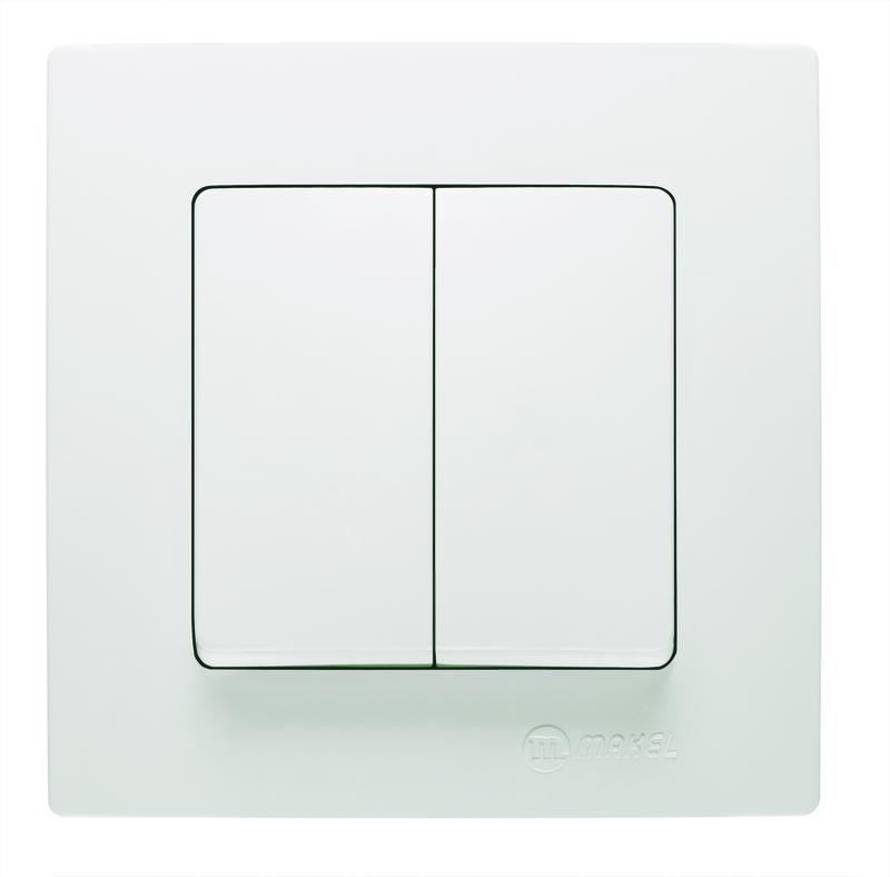 Выключатель 2-кл. Lillium Makel 32001003