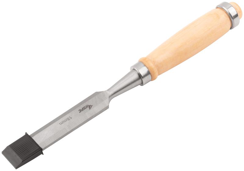 Стамеска 18мм деревянная ручка КУРС 42956