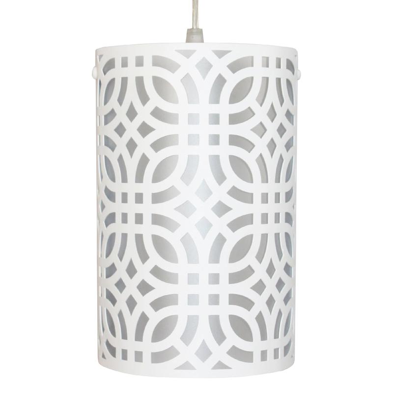 Светильник "Амина" 211 НСБ 01-60-187 Е27 (ИМ) подвесной бел. муар Элетех 1005405254