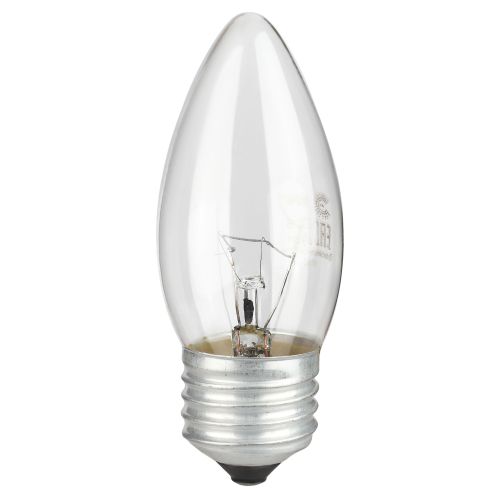 Лампа накаливания B36 40Вт свеча прозрачная E27/E27 230В Эра Б0066505