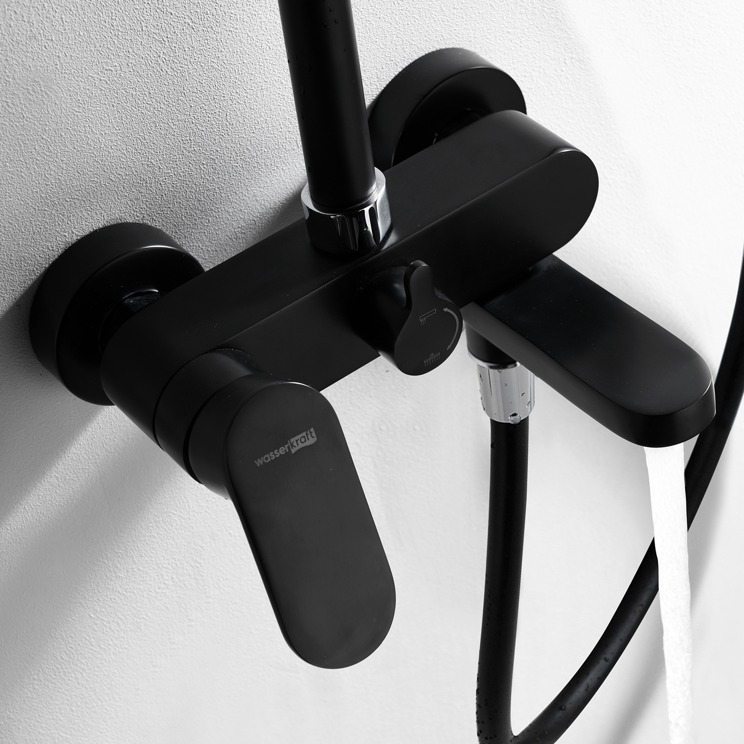 Душевая система WasserKRAFT A17401 со смесителем для ванны