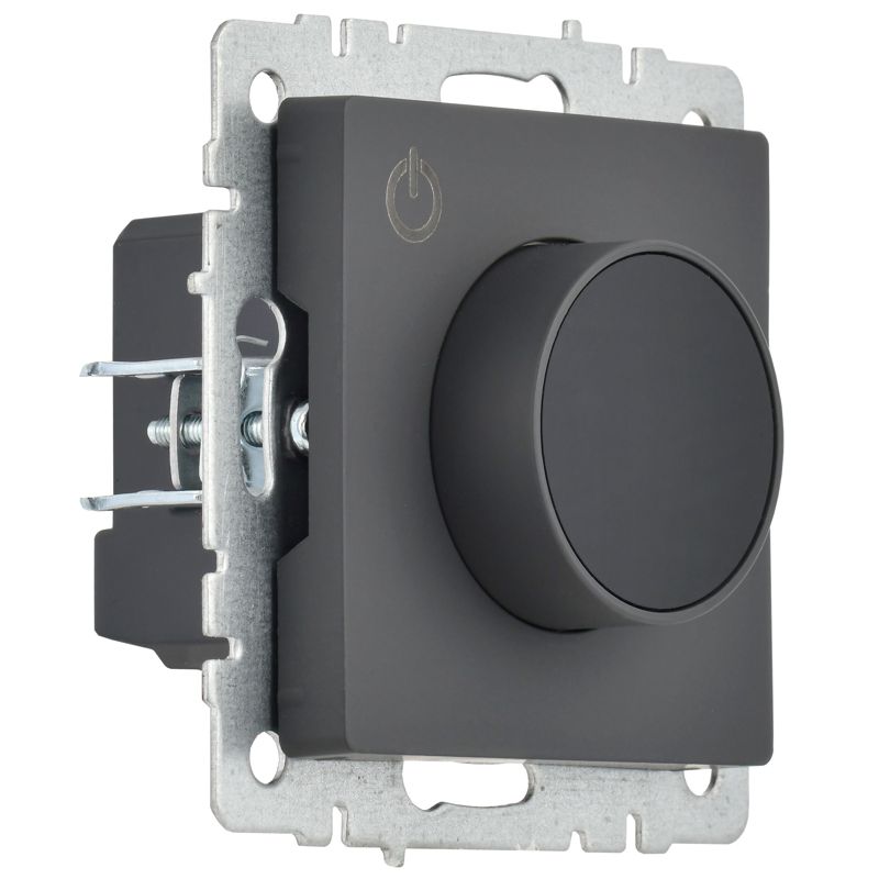 Термостат электронный с индик. BRITE СП IP20 ТС10-1-БрГ механизм графит IEK BR-RT11-K53