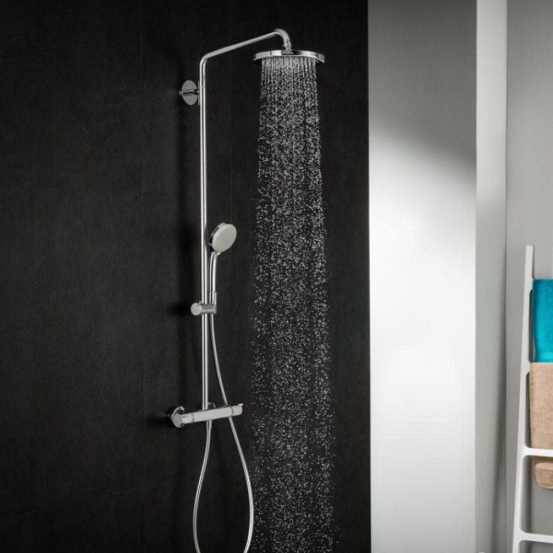 Душевая система Hansgrohe Croma 220 Showerpipe 27223000 для ванны
