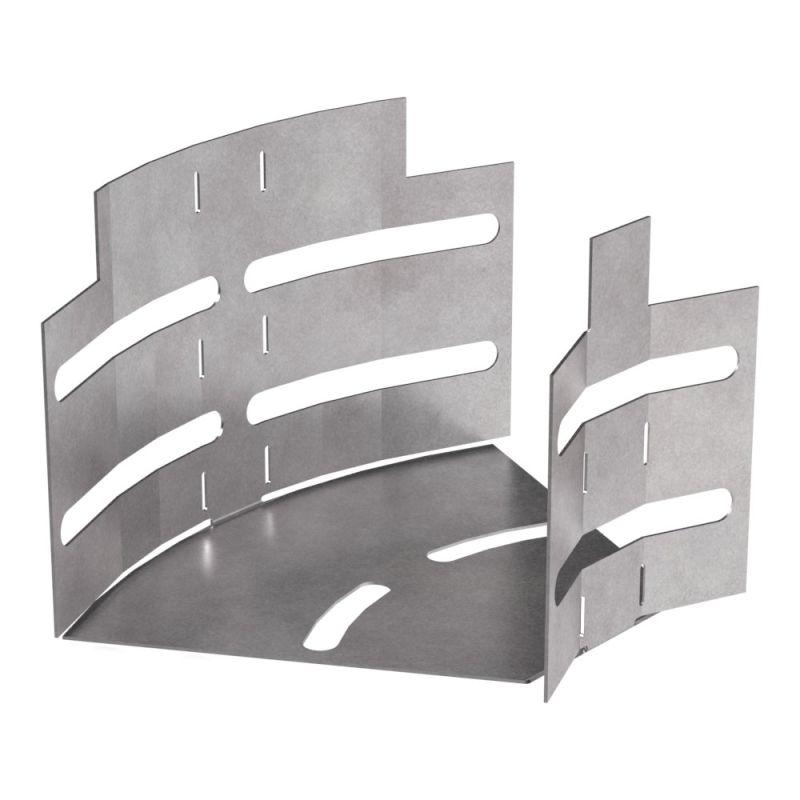 Угол для лотка горизонтальный изменяемый 0-45град. 100х80 Стандарт Промрукав PR16.0983