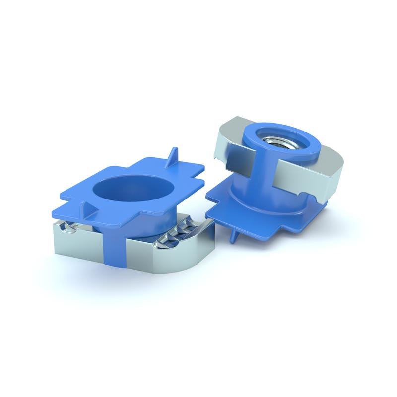 Гайка канальная с фиксатором М8 ZN КМ LO65522