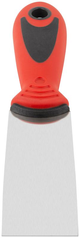 Шпатель 40мм прорезиненная ручка нерж. сталь КУРС 06711