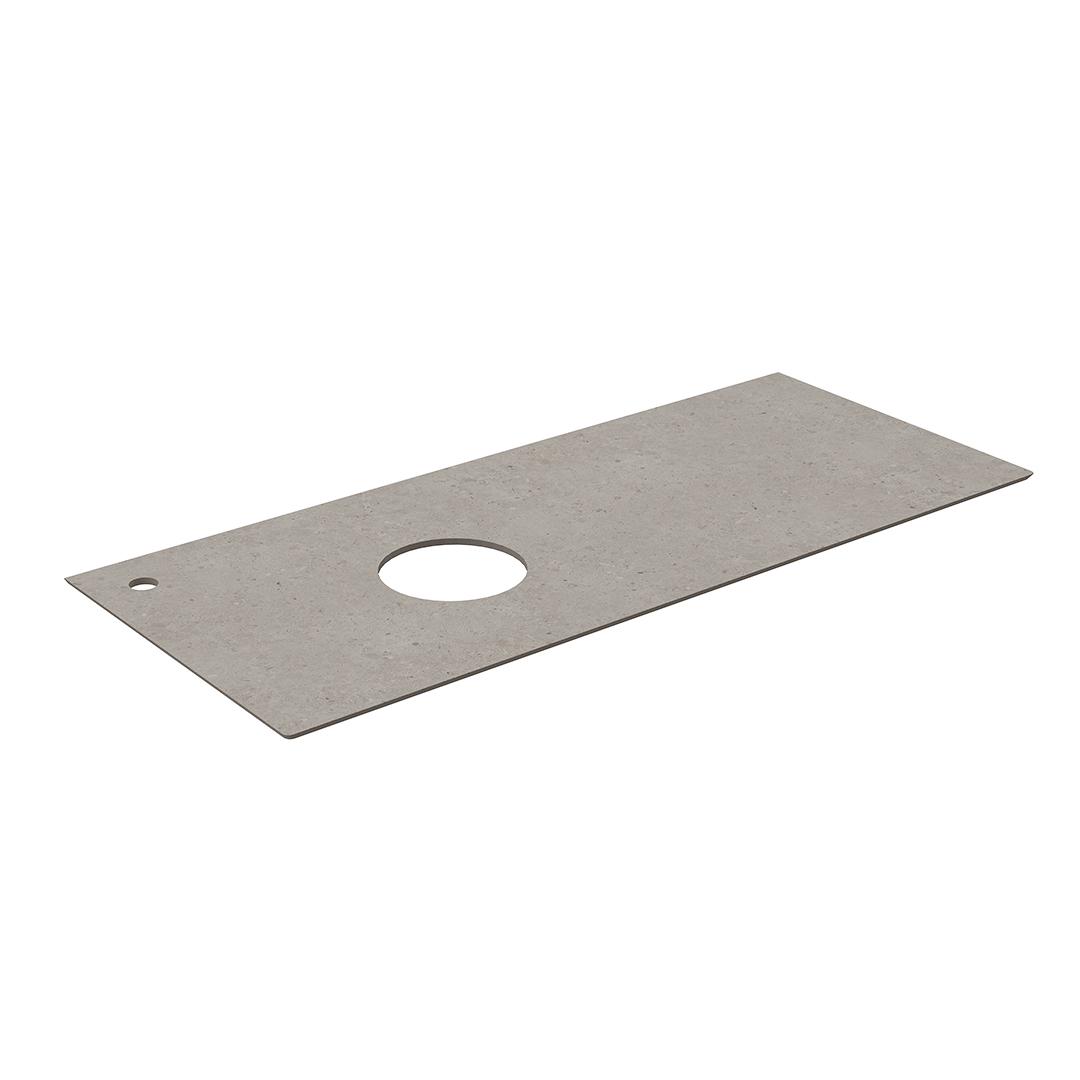 Спец. изделие декоративное для накладных раковин MAGICA Риккарди 120 см, серый матовый