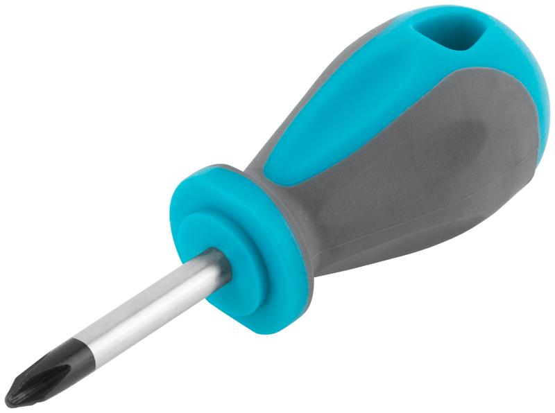 Отвертка CrV сталь прорезиненная ручка PH2х38мм MOS 53700М