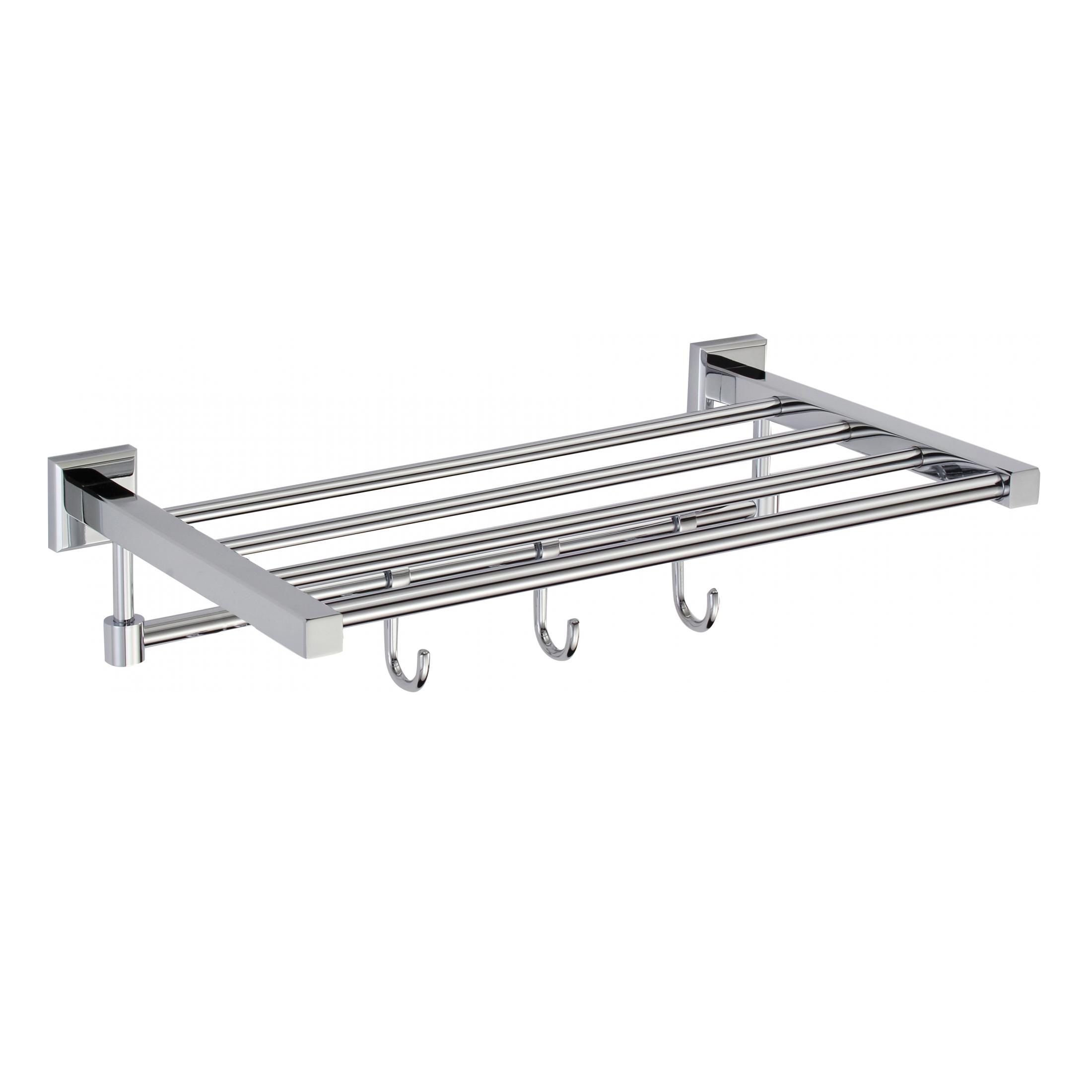 Полка для полотенец Savol S-409544, хром