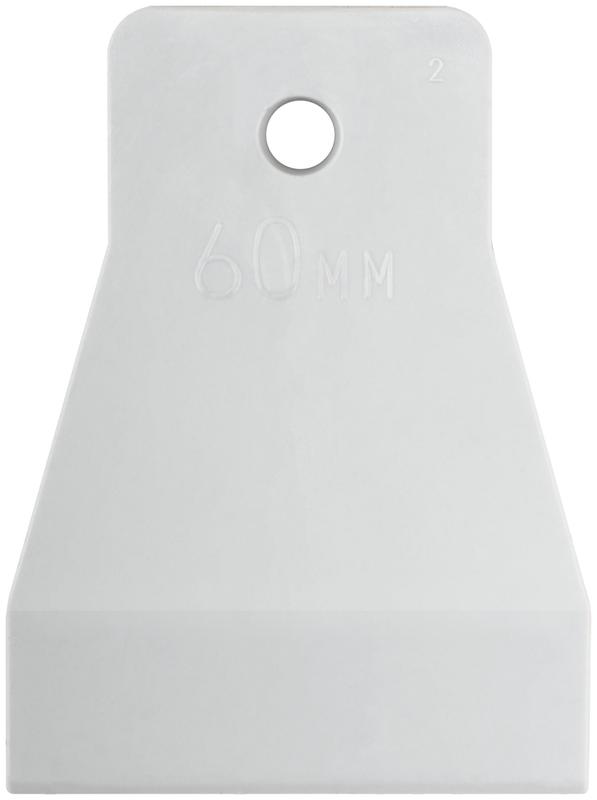 Шпатель 60мм резиновый бел. КУРС 06884