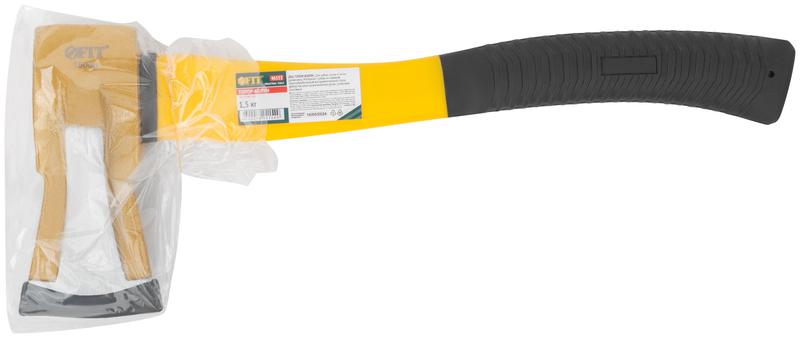Топор-колун "ушастый" кованый 1500г фибергласовая ручка FIT 46153