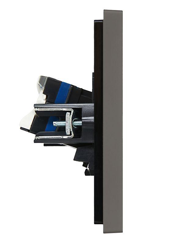 Розетка компьютерная 2-м RJ45 кат.6 FORTE&PIANO FP334 сер. IEK FP-K20-2-K03