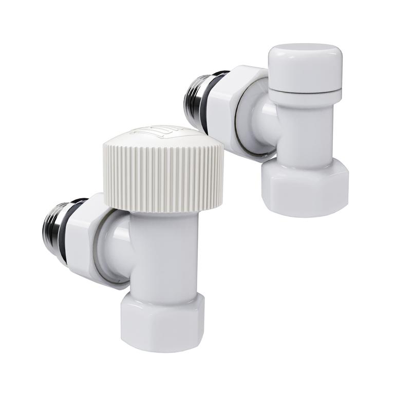 Набор термостатический угловой Design 1/2дюйм М30х1.5 бел. Royal Thermo НС-1640379