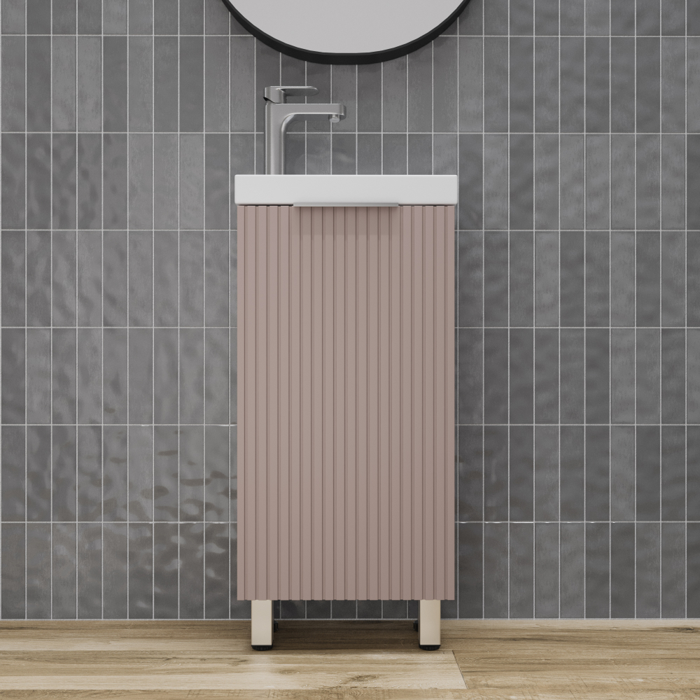 Тумба напольная "СОЛО" универсальная (Como 40) Санд Пудровый