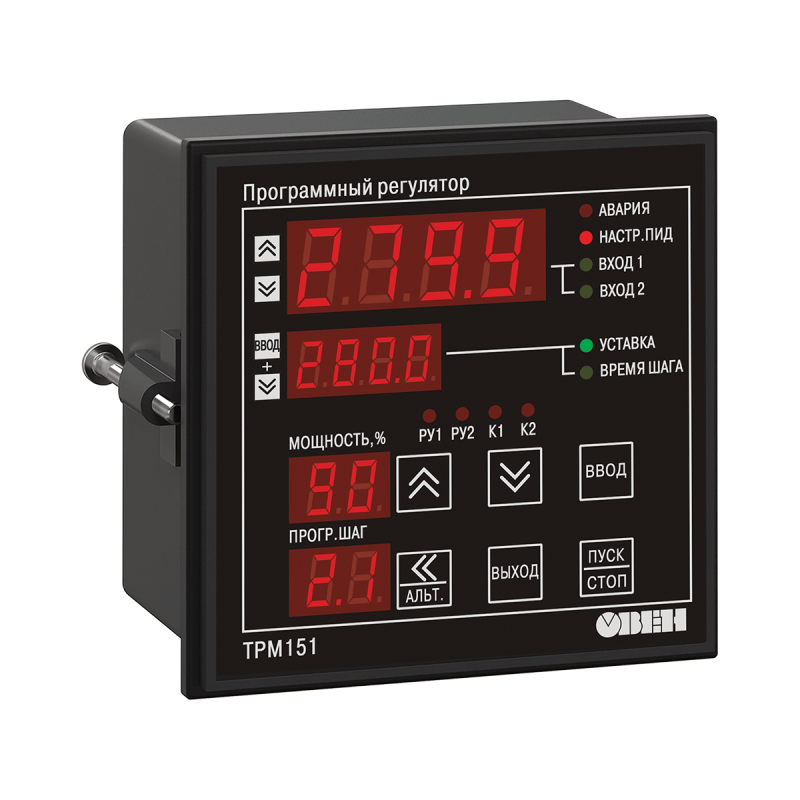 Измеритель ПИД-регулятор универсальный программный ТРМ151-Н.ТУ.10 ОВЕН 45156