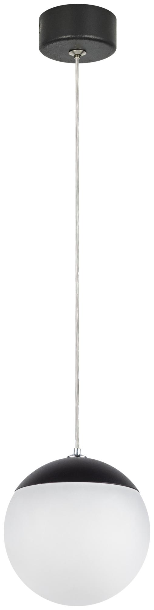 Светильник подвесной (подвес) потолочный шар черный ADELAIDA PL35 BK G9 ЭРА