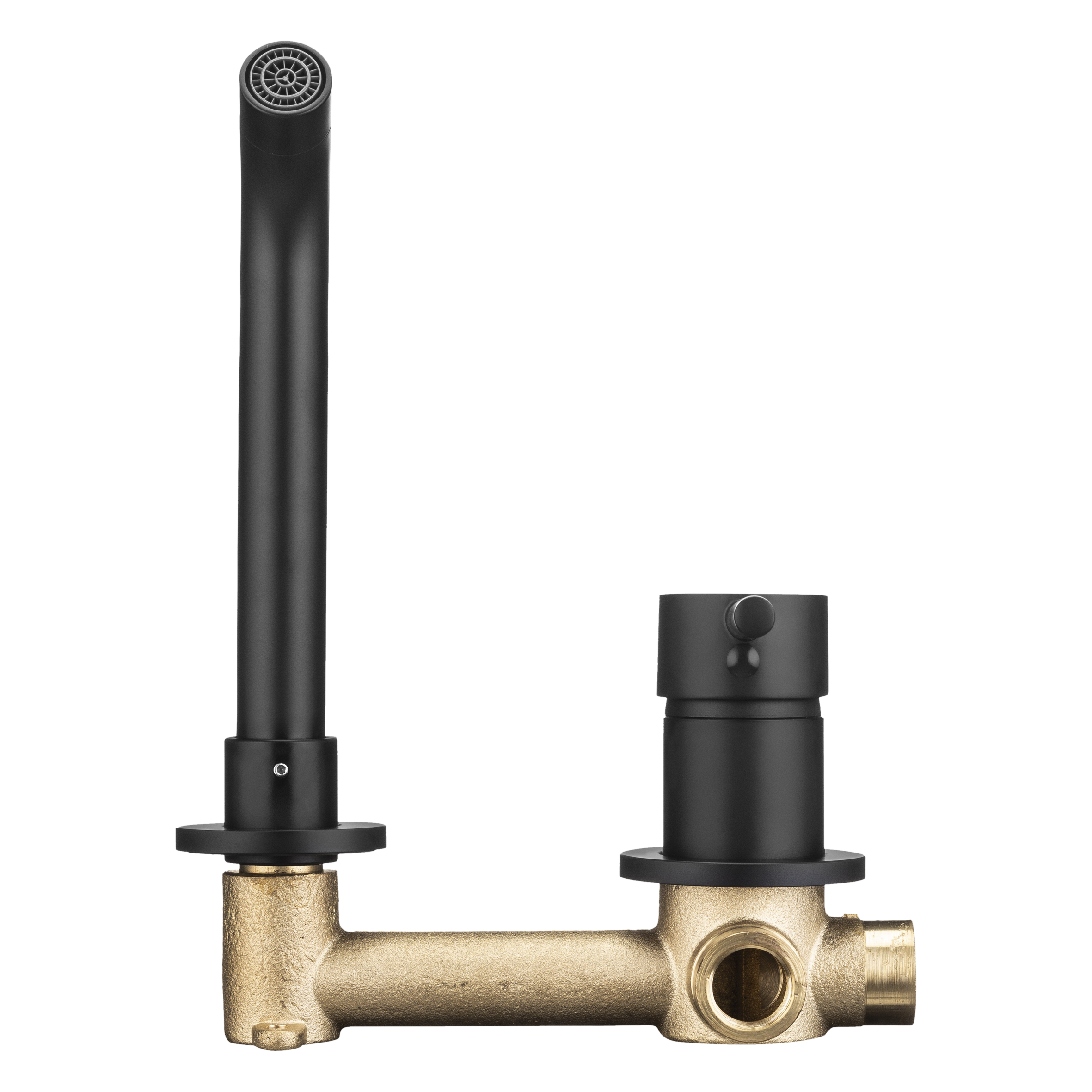 Swedbe Platta Cмеситель для раковины встраиваемый, цвет: черный 5502B