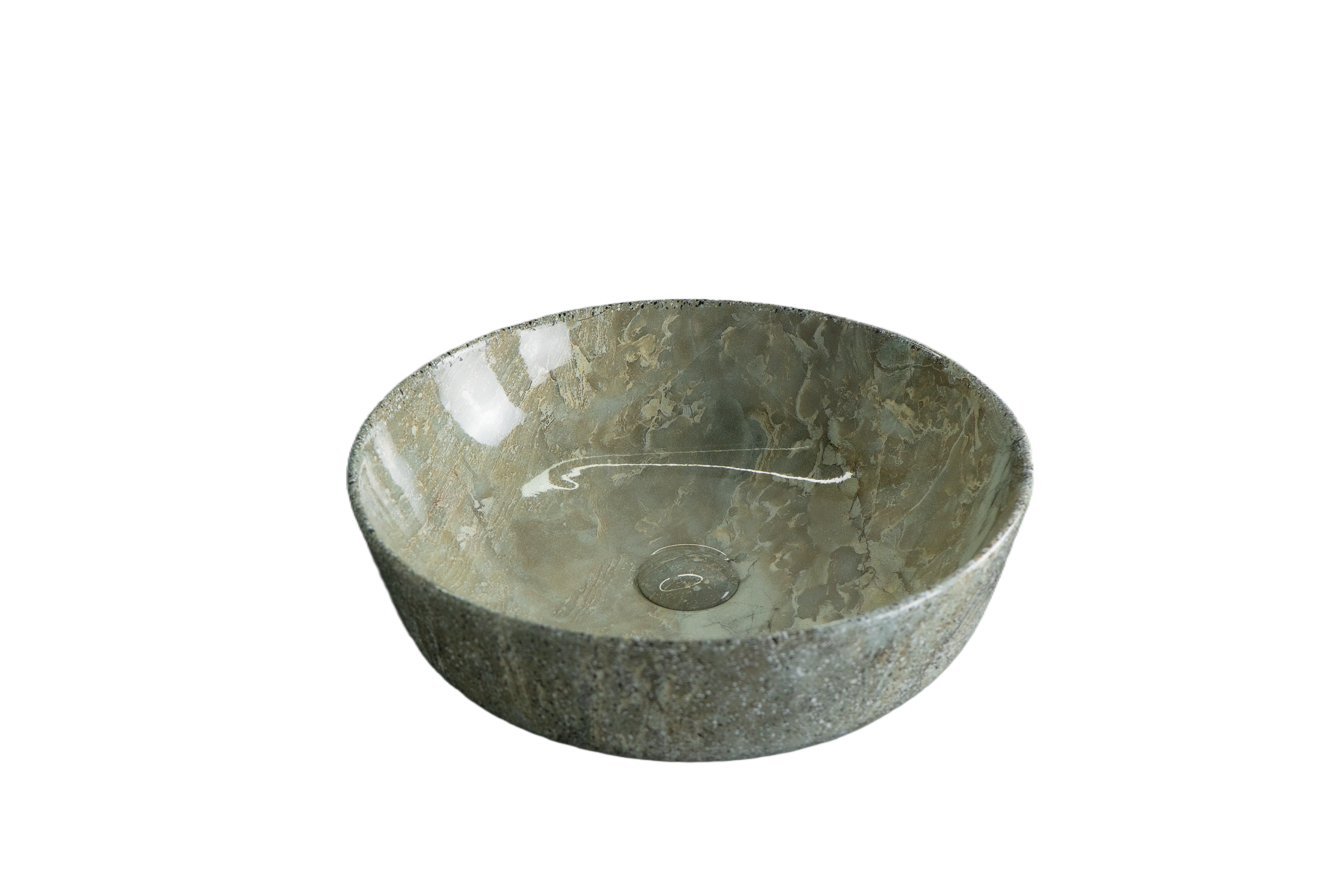 Раковина Gid Mnc498 54438 накладная под камень глянцевая 41.5x41.5x13.5