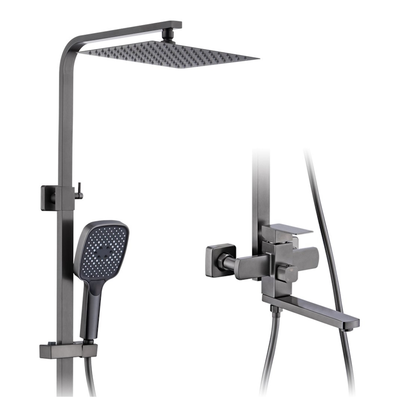 Душевая система Prohanss P30.24.09, графит