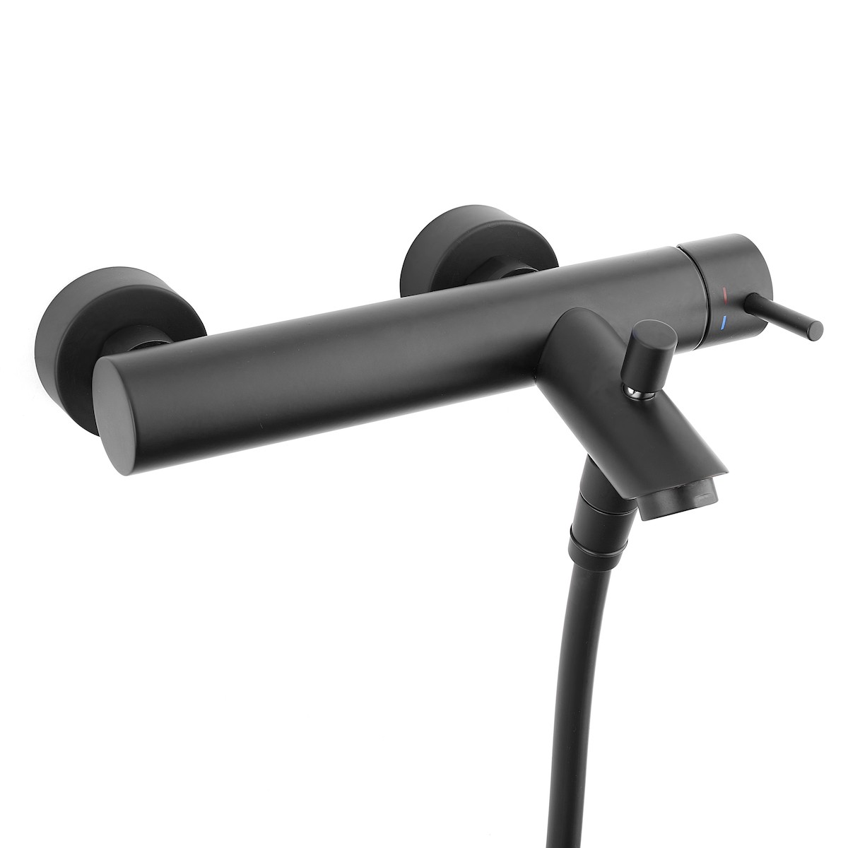 Смеситель для ванны Paffoni LIGHT LIG022NO Черный матовый