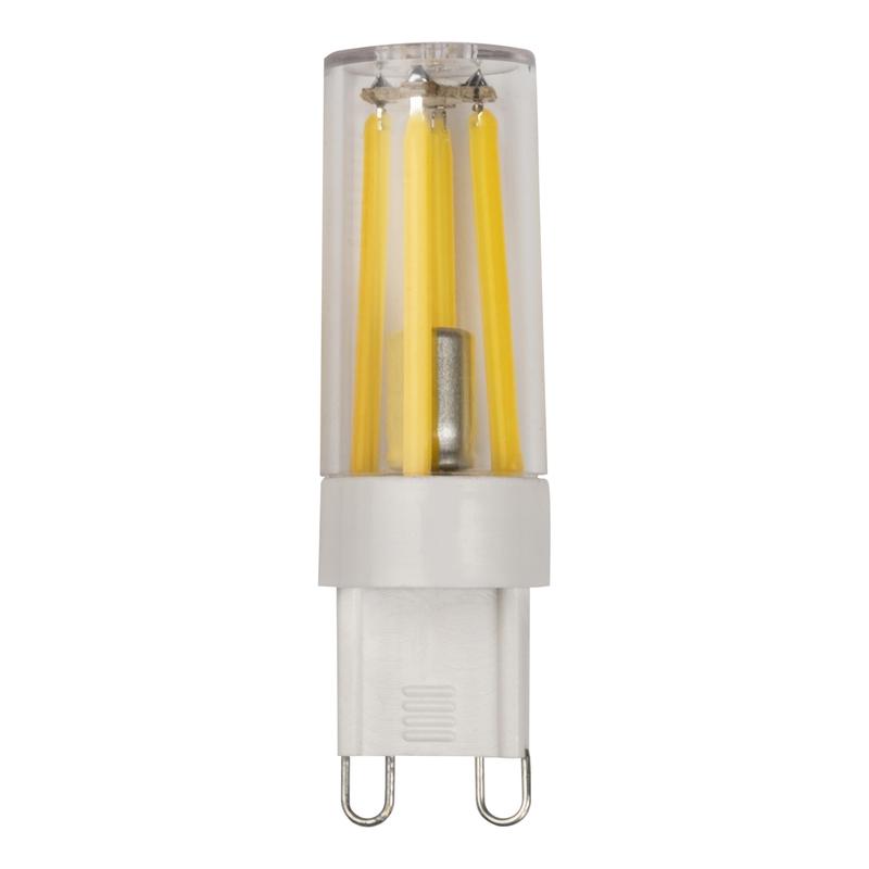 Лампа светодиодная филаментная PLED-G9 PRO 6Вт 4000К 480лм 230В d16.5х55мм JazzWay 5062641