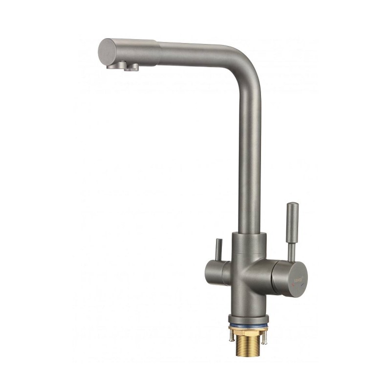 Смеситель для кухни с подключением к фильтру  Savol S-L1801Q, серый