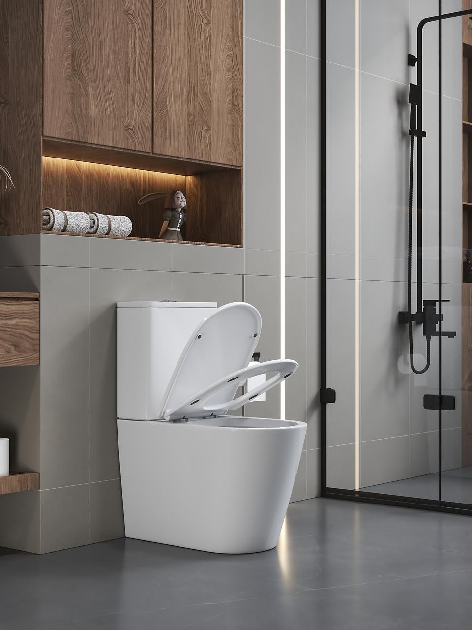 Унитаз PIERA Tornado напольный безободковый Ceruttispa CT10560 (630х350х795) Ceruttispa