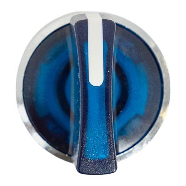 Механизм переключателя исполнительный XB4 IP65 на 3 положения возвратный без фиксации с подсветкой с короткой ручкой син. EKF XB4BD3L-B-65