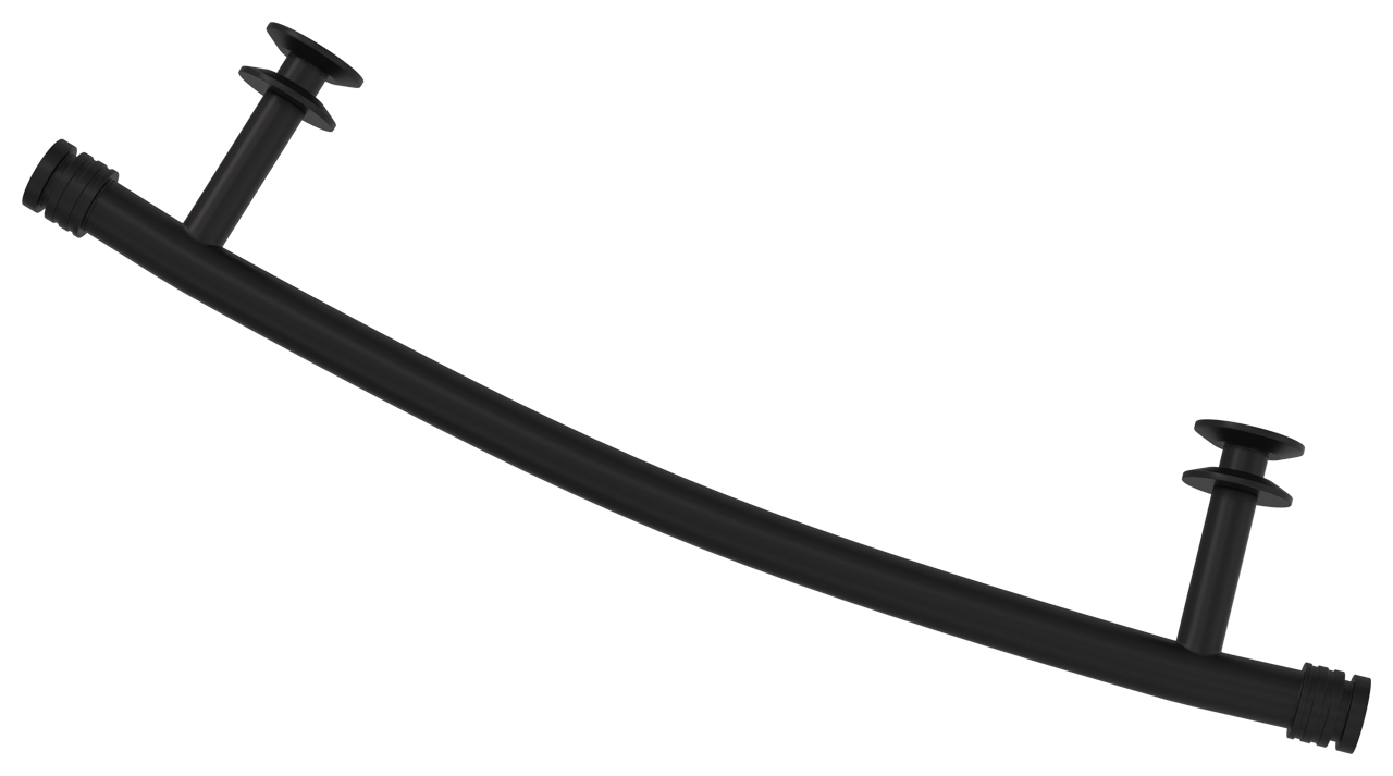 ПОЛКА (L - 370 мм) н/ж для ДР "СУНЕРЖА" (Матовый черный) 31-2011-0370