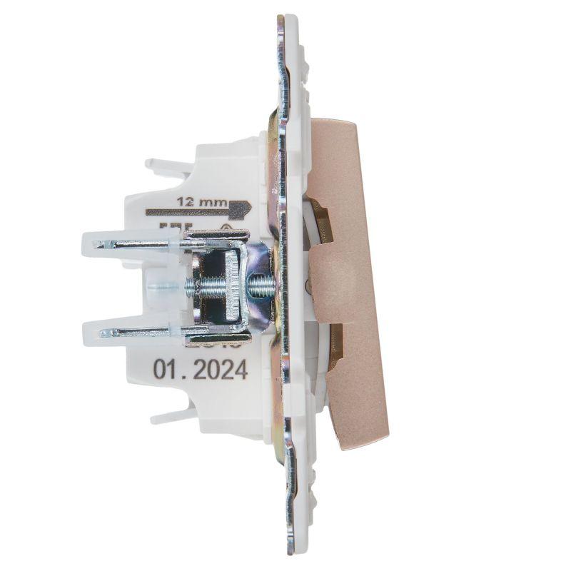 Выключатель 2-кл. SKANDY 10А SK-V09Sa с индикацией песочн. IEK SK-V20-1-10-K98