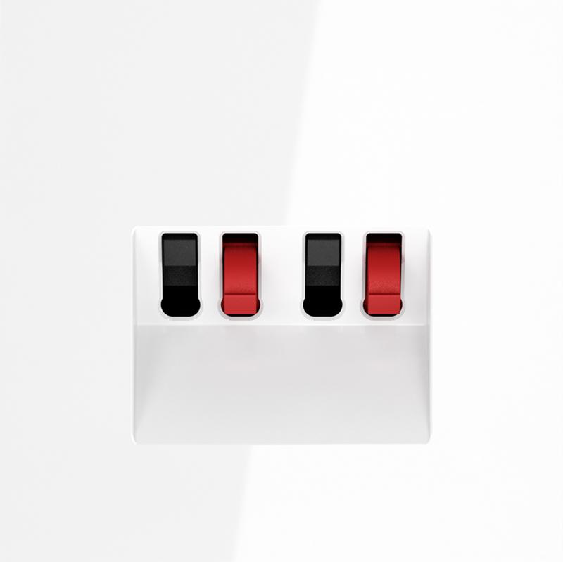 Розетка акустическая 4-м СП S70 механизм бел. глянцевый Voltum VLS060301