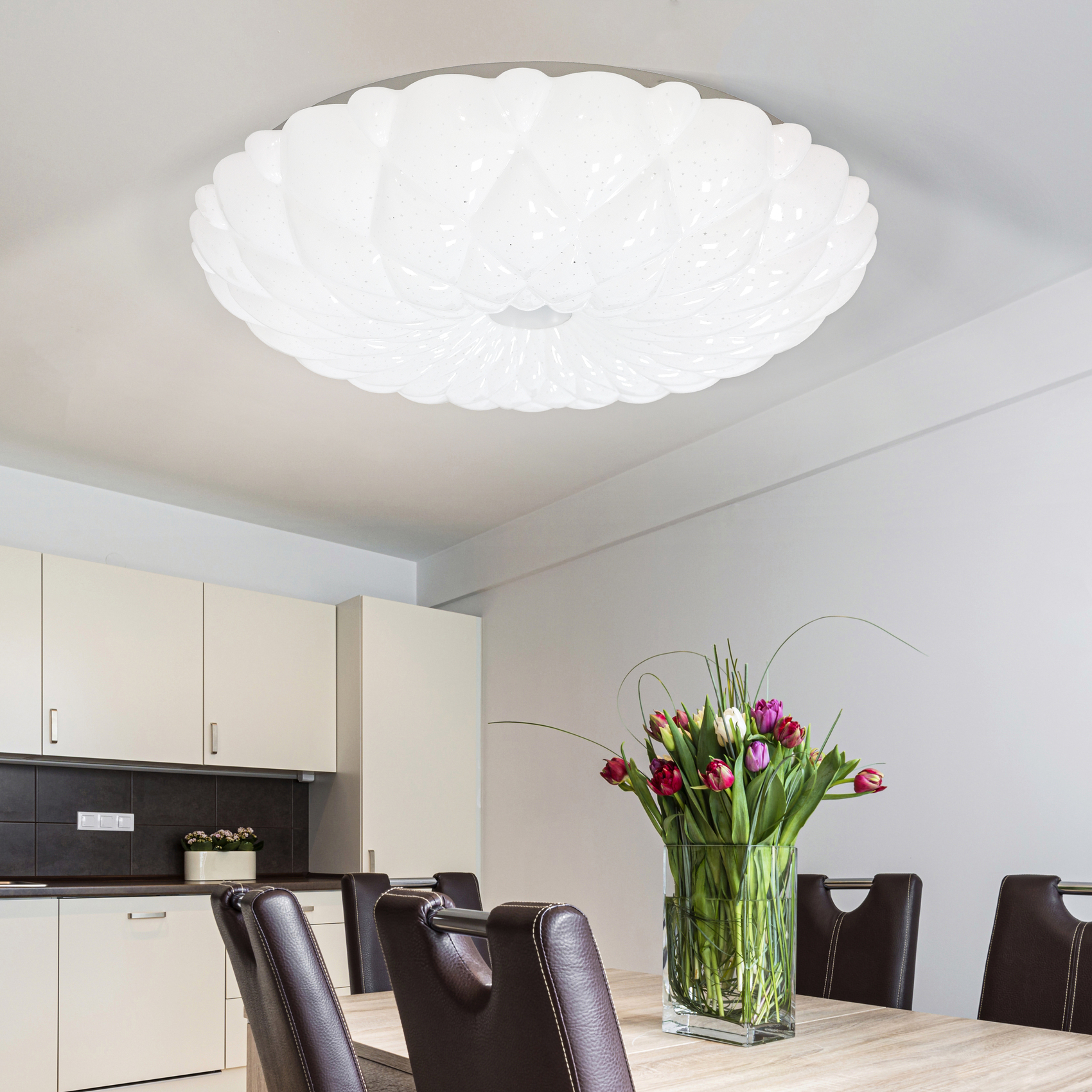 Светильник светодиодный Geometria Hexagon SPO-121-W-40K-038 38Вт 4000К 4000Лм IP40 600х80 белый подвесной