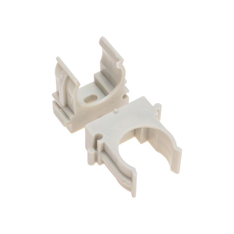 Держатель для труб (клипса) d20мм для монтажного пистолета сер. Rexant 28-0420-1