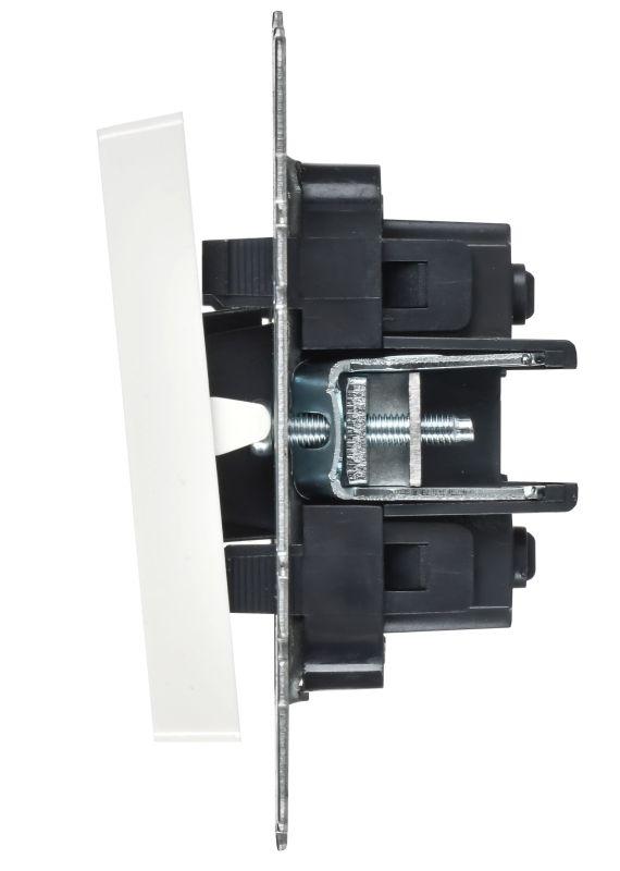 Выключатель перекрестный 2-кл. СП BRITE ВС10-2-3-БрБ 10А механизм бел. IEK BR-V23-0-10-K01