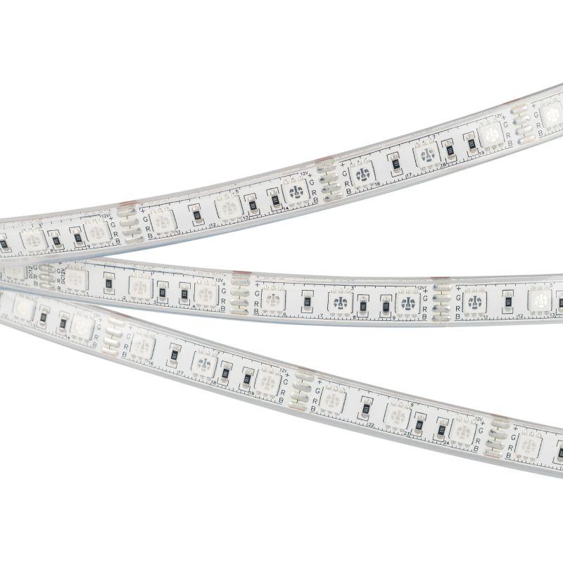 Лента светодиодная RTW-PU-B60-12.5mm 12V RGB 14.4Вт/м IP68 Wire 2м герметичная (уп.5м) Arlight 029599(3)