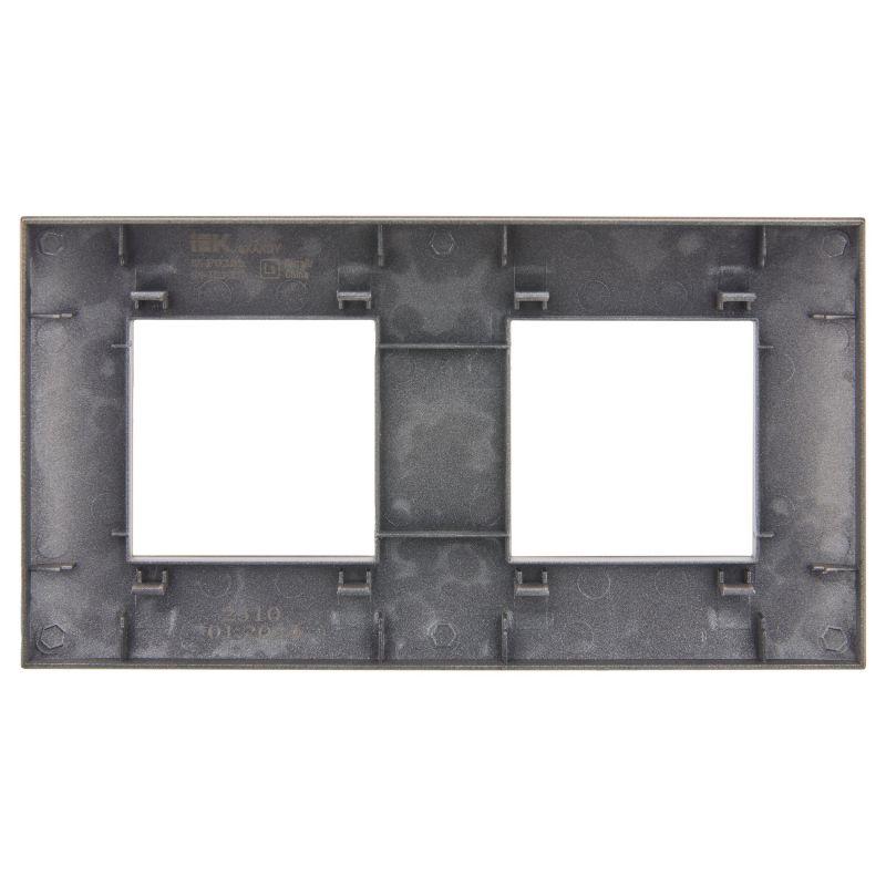 Рамка 2-м SKANDY SK-F02Sh шампань IEK SK-M22-K37