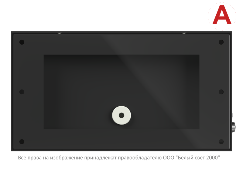 Светильник аварийный BS-CUSTOS-53-L1-INEXI3-AUTOTEST 4000К Black Белый свет a32373