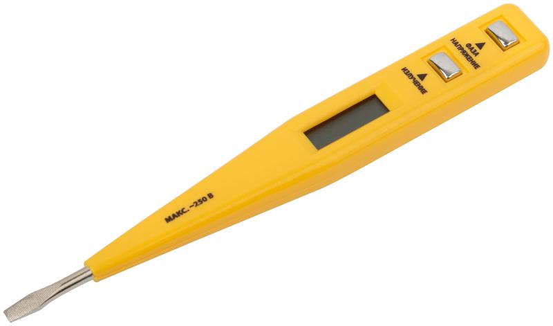 Отвертка индикаторная 12-220В 130мм многофункциональная КУРС 56508