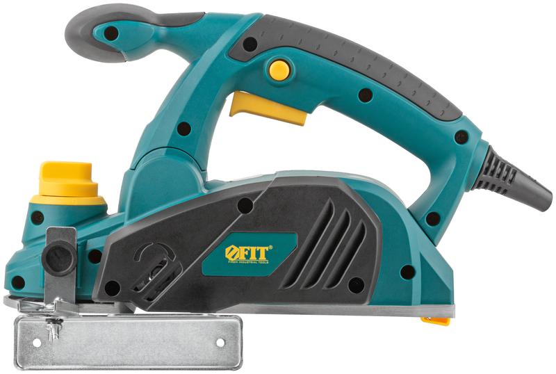 Рубанок 900Вт 16000об/мин 82мм 0-3.0мм; паз 0-16мм; прав. выброс; опора алюм. FIT 80498