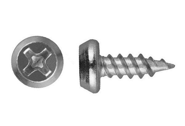 Саморез "Клоп" 3.5х11 металл-металл цинк шлиц Philips №2 острый (уп.10шт) Промрукав PR08.9373