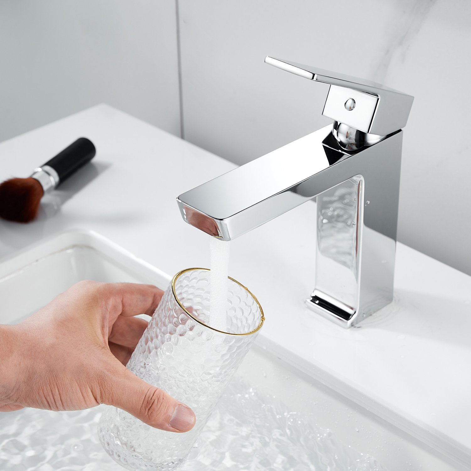 Смеситель для раковины Rose R1801-1, хром