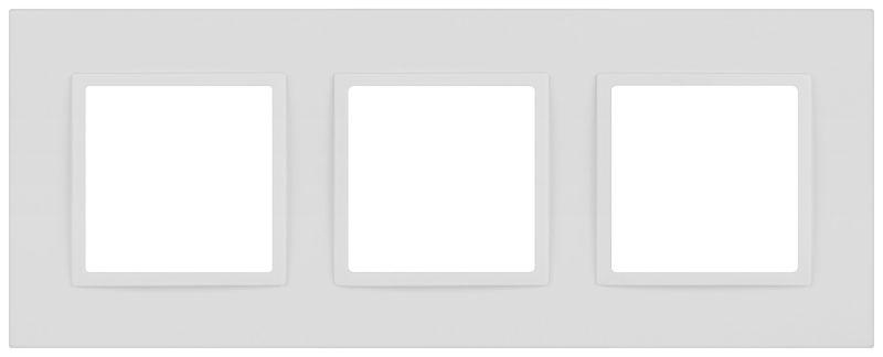 Рамка 3-м Elegance 14-5013-01М Classic для розеток и выключателей матов. бел. Эра Б0065826