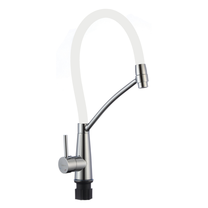 Смеситель для кухни с гибким изливом Fmark FS8255A-02, хром