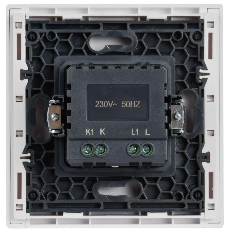 Светорегулятор поворотно-нажимной СП FORTE&PIANO FP254 600Вт бел. IEK FP-D20-0600-K01