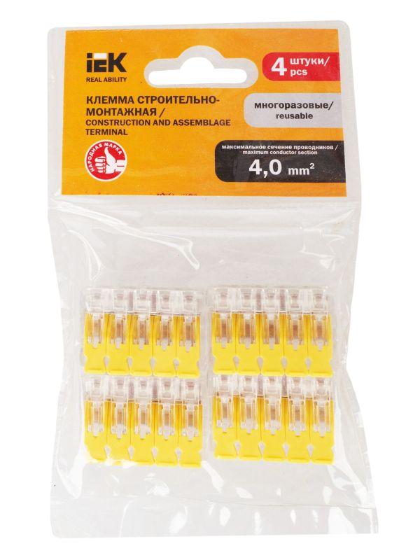 Клемма строительно-монтажная СМК 228-415 (уп.4шт) IEK UKZ60-415-004
