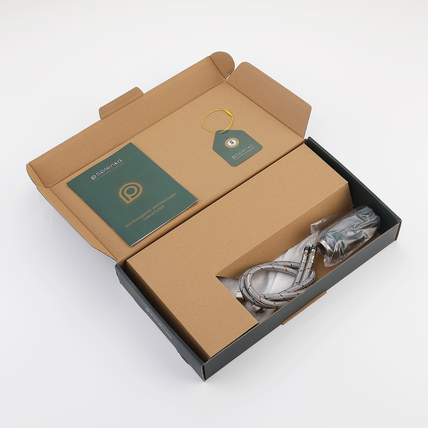 Смеситель для кухни Splenka S206.40.09, графит