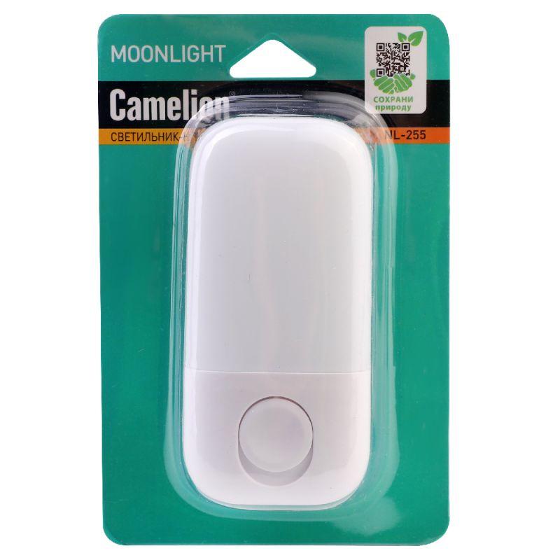 Светильник светодиодный ночник LED с выкл 220В NL-255 Camelion 15373