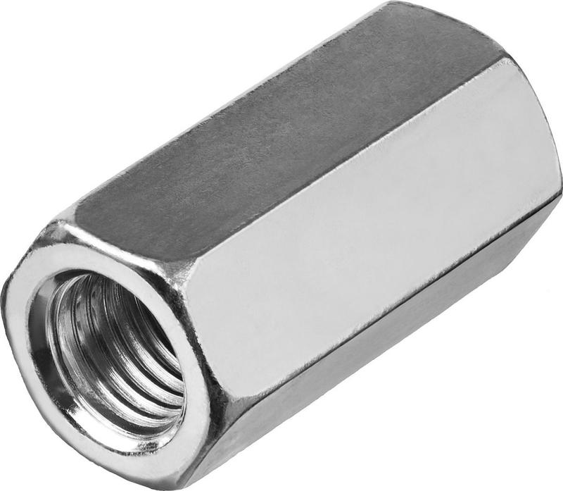 Гайка соединительная М16 DIN 6334 оцинк. (уп.2шт) Tech-Krep/Zitar 112281