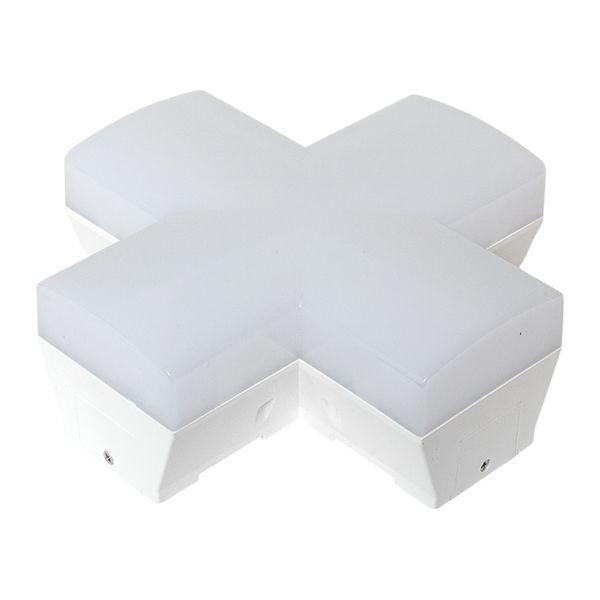 Коннектор фигурный для светодиод. линейных светильников ДБО-X 12Вт 6500К IP20 бел. LUMA EKF LBL-X-12-W-6500