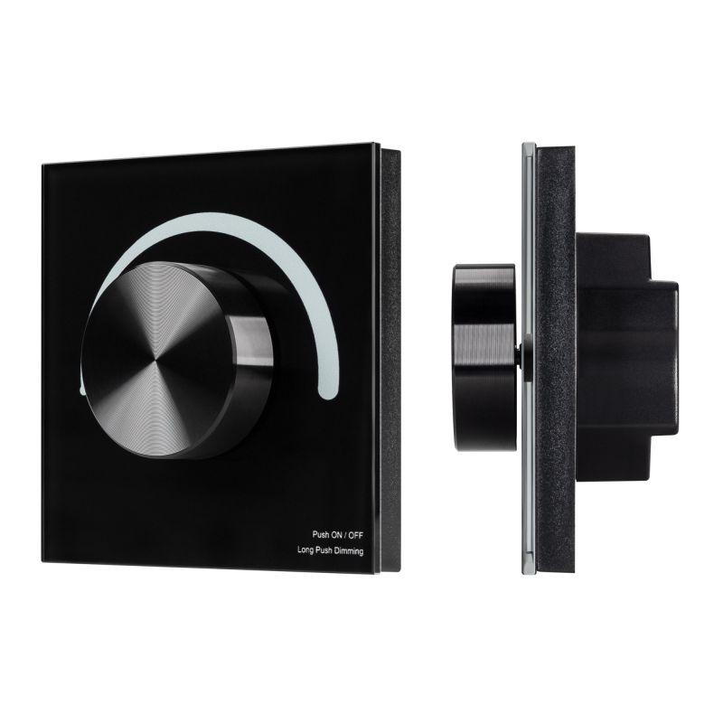 Панель SMART-P1-DIM-G-IN Black (3В Rotary 2.4G) (IP20 пластик) Arlight 033753